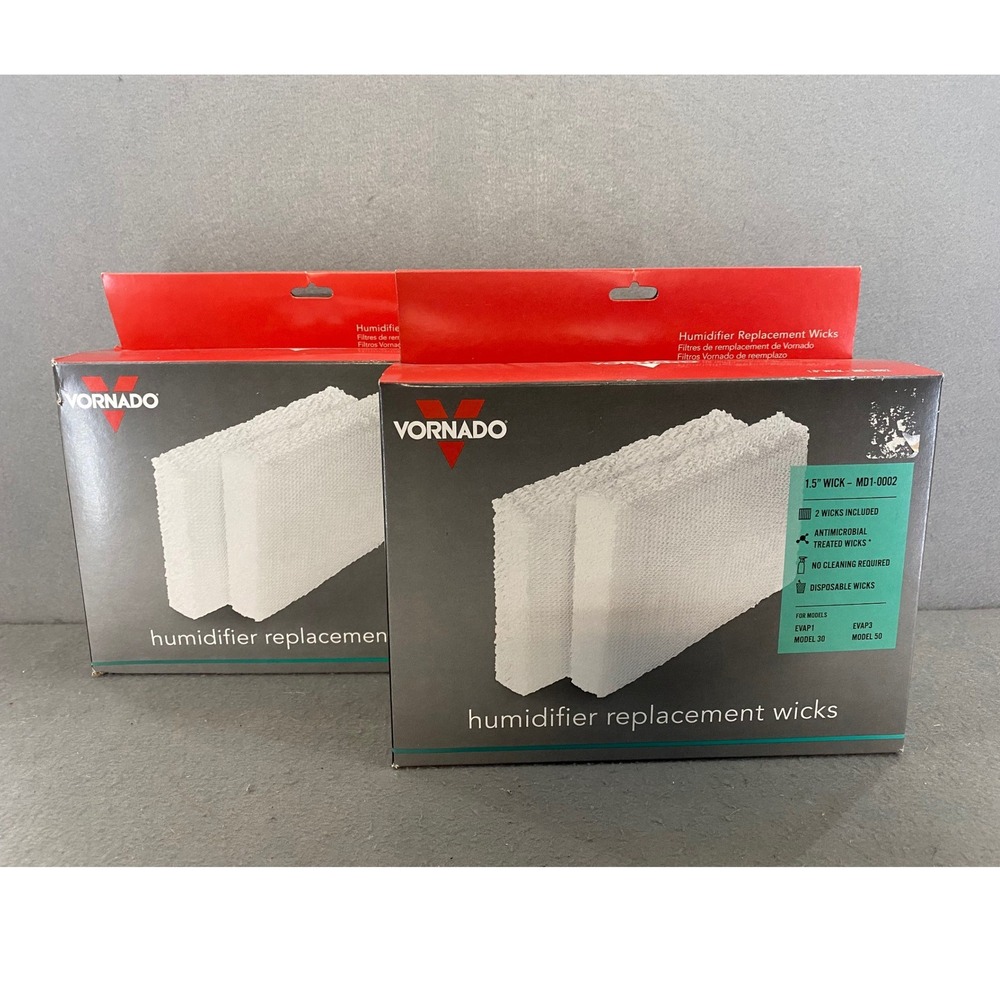 Vornado Humidifier Replacement Wicks MD1-0002 1.5 Inch 2-Pack Lot of 2 Boxes
